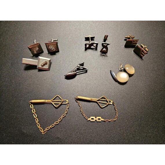 Vintage Lot of Mens Cufflinks / Tiebars (386)