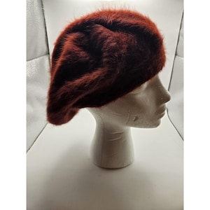 Boina roja vintage KANGOL / 60% pelo de conejo imagen 1