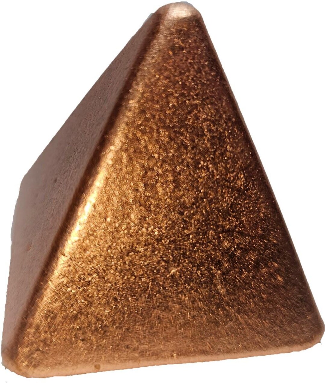 Pyramid Copper Rods Solid Copper Pyramid - 1 675 Inches -brushed Finish - Etsy
