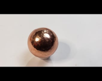 1.375 inch -   28mm - Solid Copper Sphere - High Polish Finish - Made in the USA