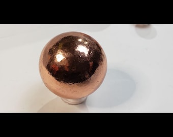2 inch -   50 mm - Solid Copper Sphere - Ball - High Polish Finish - Made in the USA