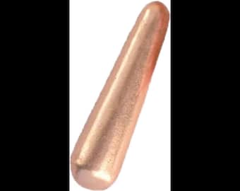 3 5 Inch Solid Copper Wand for massage tool, meditation, alternative uses, and more.  Made in the USA.