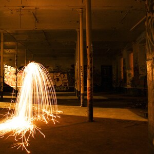 Creature Of Light - Light Graffiti Canvas Print - Ltd Edition of 25 -  Long Exposure, Light, Art, Photography. Beautiful, Colour, Alien