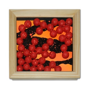 Molecular Madness - Red - 3D, Original Graffiti Art, Artwork. Urban Art! Graffiti. Spraypaint. Sculpture. Molecular. Alien, Molecule. DNA