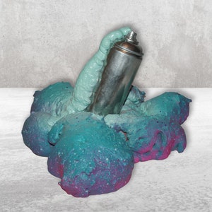 Alien Paint - No.7 - Spraypaint Can Sculpture - Graffiti, Spray, Paint, Can, Street Art, Urban Sculpture image 3