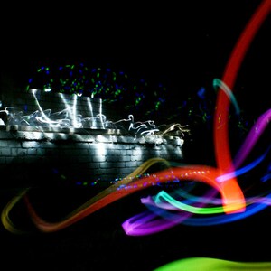 Keep It Light - Light Graffiti Canvas Print - Ltd Edition of 25 -  Long Exposure, Light, Art, Photography. Big, Colour
