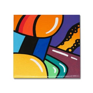 Graffiti Bitz - No.3 - Gemalt, Leinwand. Urban, Pop, Kunst. Strasse, Graff, Original. Großaufnahme Graffiti.