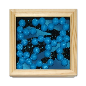 Molecular Madness - Blue - 3D, Original Graffiti Art, Artwork. Urban Art! Graffiti. Spraypaint. Sculpture. Molecular. Alien, Molecule. DNA