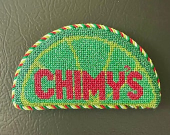 Chimys Inspired 18 count Needlepoint Canvas Lubbock Texas Ft Worth College Station