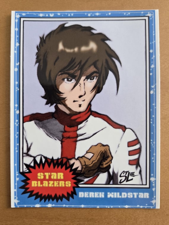 Star Blazers Space Battleship Yamato 2199 Wildstar 3x4 Inch Vinyl