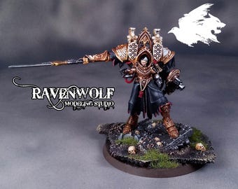 Figurine Morvenn Vahl Warhammer 40K - Adepta Sororitas, Plastique, Occasion