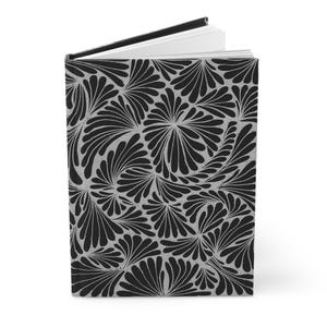 Monochrome Hardcover Journal, Inspirational Notebook, Gift for Artists, Meditation Journal, Sketchbook, Unique Stationery