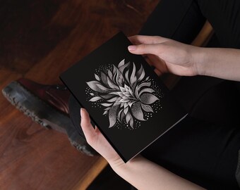 Floral Hardcover Journal: Elegant Writing Notebook, Vibrant Art Decor