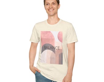 Balance Affirmation T-Shirt - Anti-Hustle Self-Encouragement Tee - Mindful Lifestyle Shirt