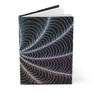 Spiral Art Hardcover Journal, Inspirational Notebook, Gift for Artists, Meditation Journal, Sketchbook, Unique Stationery