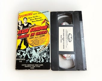 Flash Gordon Conquers The Universe VHS 1985 Buster Crabbe Sci-Fi Serial Rare