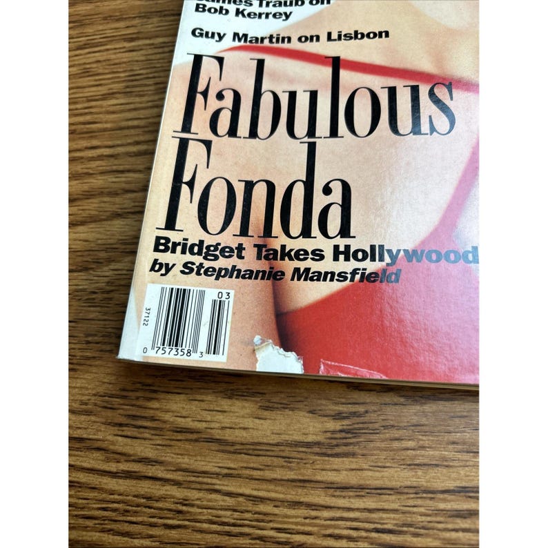 GQ Magazine March 1992 Bridget Fonda FABULOUS image 5