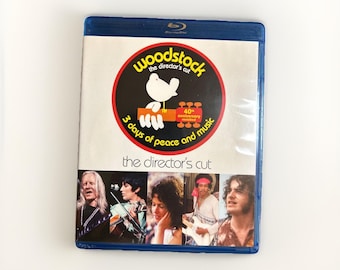 Woodstock Director's Cut Blu-ray 3 Disc Set 40th Anniversary Music Concert Rare