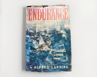 Endurance Alfred Lansing 1959 First Edition Shackleton Antarctic Expedition HC