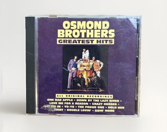 Osmond Brothers Greatest Hits CD 1992 Curb Records Pop Rock Classics Album Mint