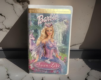 Barbie Swan Lake VHS 2003 Clamshell Tape Animated Movie Mattel Tested