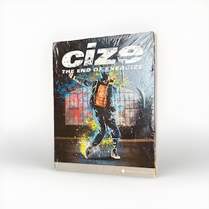 May include: A sealed DVD case with the title "CIZE" in large, white, stylized letters. The cover features a dynamic illustration of a person dancing, with colorful paint splashes. The text "THE END OF EXERCISE" is also visible.