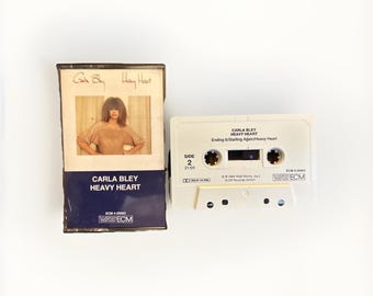 Carla Bley Heavy Heart Cassette ECM WATT 25003-4 Jazz Dolby HX Pro
