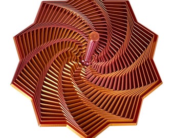 Expanded Sensory Fidget Star with Handle - Very Satisfying Sight and Sound with Hypnotizing Visual Fidget Toy