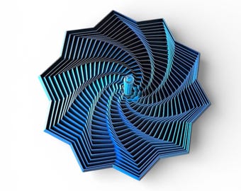 3D Printed Fidget Star Toy | Geometric Desk Decor