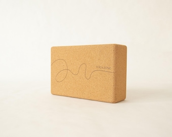 Umweltfreundlicher Kork Yoga-Block: Rutschfeste Stabilität, Yoga-Zone