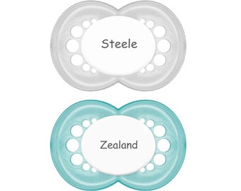 personalised mam dummy 6