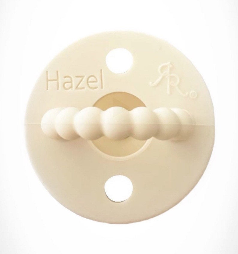 Circular Pacifiers Ryan and Rose Personalized Silicone Pacifier: Cutie Pat Pacifier - Etsy