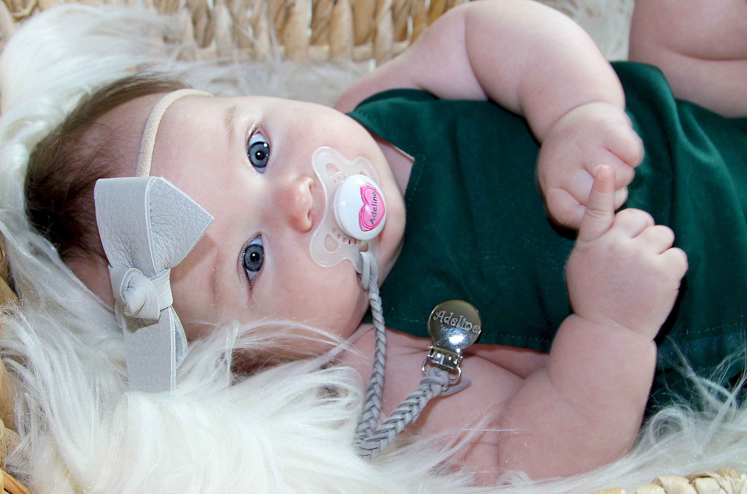 Personalized Pacifiers MAM Pacifier Baby Girl Personalized Etsy