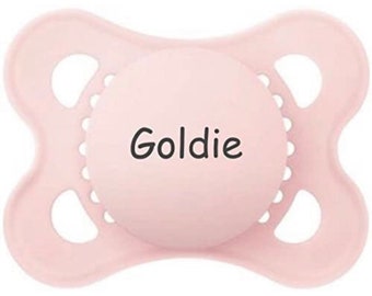 Personalized Pacifiers Baby Girl MAM Matte Personalized Pacifiers Monogram Personalized Pacifiers Baby Girl Gift MAM MATTE Pacifier 0-6