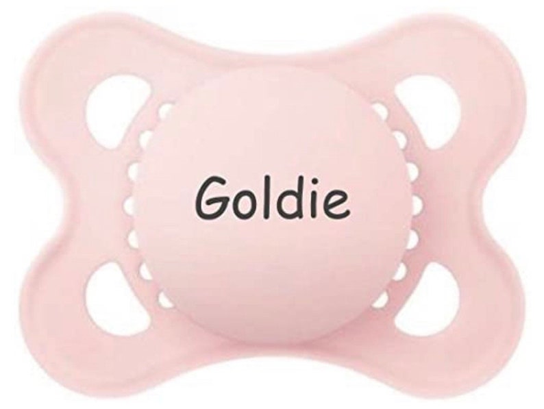 Personalized Pacifiers Baby Girl MAM Matte Personalized Pacifiers Monogram Personalized Pacifiers Baby Girl Gift MAM MATTE Pacifier 0-6 image 6