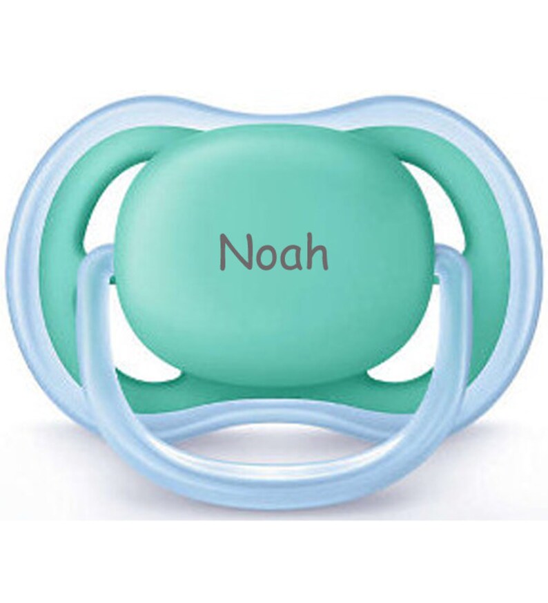 Personalized Pacifier Baby Boy Personalized Pacifier Mint Etsy