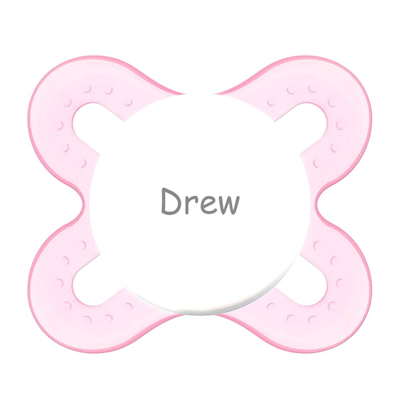 Personalized Pacifiers MAM Pacifier Baby Girl Personalized Etsy
