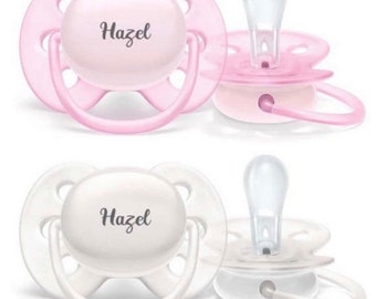 Personalized Pacifier Baby Girl Personalized Pacifier Baby Girl Gift Baby Girl Engraved Pacifier Baby Girl Avent Personalized Pacifier 0-6