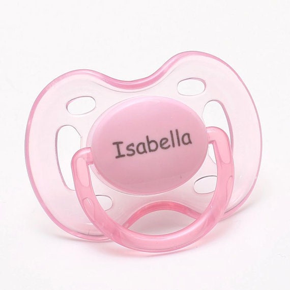 Personalized Pacifiers Pacifier Clip Baby Girl Personalized Etsy