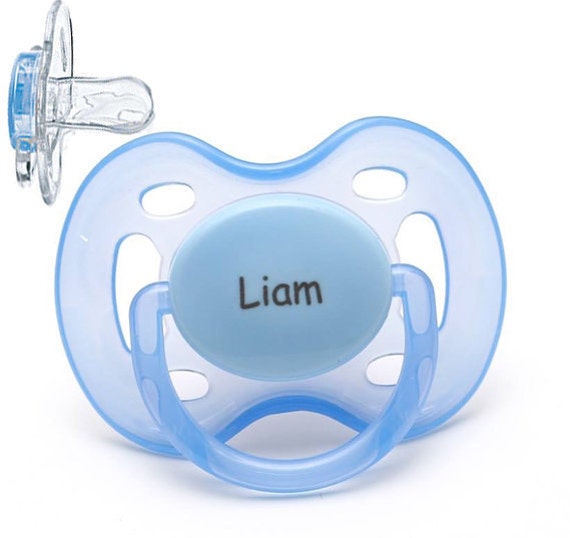 Personalized Pacifiers Pacidoodle Custom Engraved Baby Boy Etsy