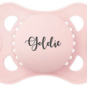 Personalized Pacifiers Baby Girl MAM Matte Personalized Pacifiers Monogram Personalized Pacifiers Baby Girl Gift MAM MATTE Pacifier 0-6 image 5