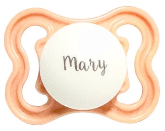 Personalized Pacifiers Baby Girl MAM Matte Personalized Pacifiers Monogram Personalized Pacifiers Baby Girl Gift MAM MATTE Air Pacifier 0-6