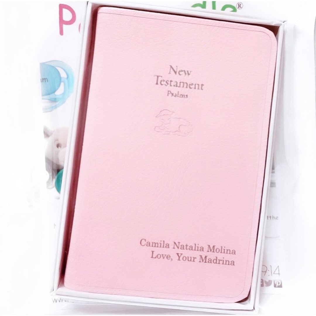 Personalized Baby Bible, Engraved Baby Bible, Personalized Baby Girl