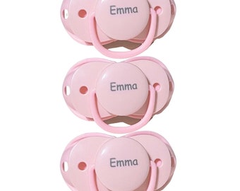 Personalized Pacifier RaZbaby Engraved Pacifier Baby Girl Personalized Pacifier Baby Boy RaZBaby Personalized Baby Gift Engraved Baby Name