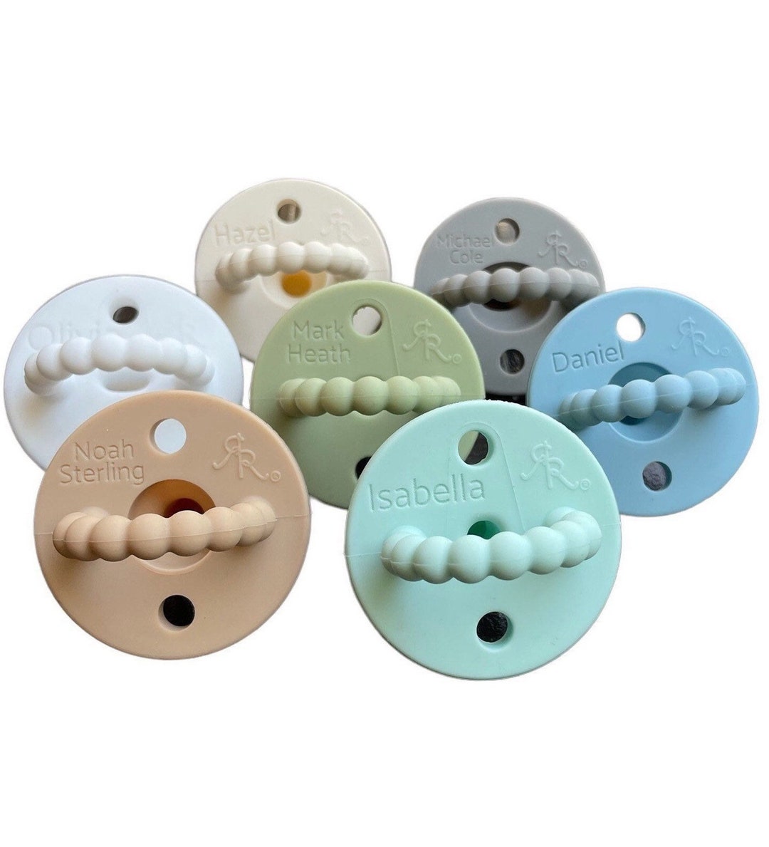 Ryan and Rose Personalized Pacifier Cutie Pat Pacifier Silicone