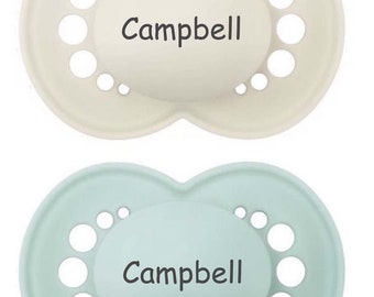 Personalized Pacifiers MAM Matte Pacifiers Baby Boy Baby Girl Personalized Pacifier Monogram Pacifier Personalized Baby Gift MAM 6+