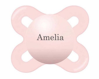 Personalized Pacifiers Baby Girl MAM Matte Newborn Personalized Pacifiers Monogram Personalized Pacifiers Baby Girl Gift MAM MATTE Pacifier