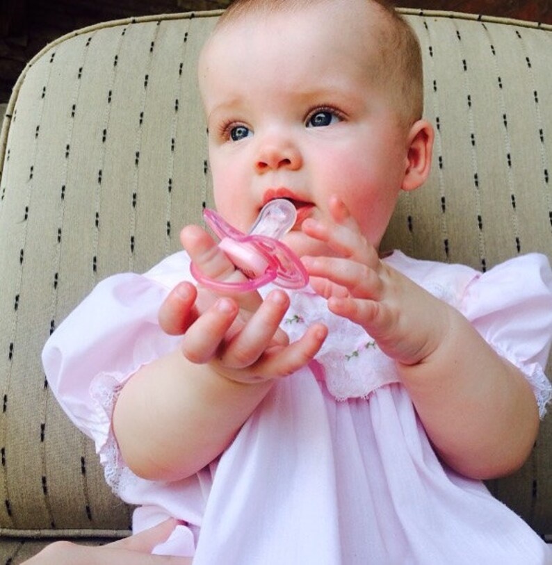 Personalized Pacifier Pacifier Clip Baby Girl Pacifier Clip Etsy