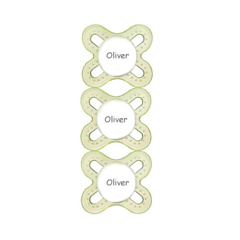 mam pacifier with name