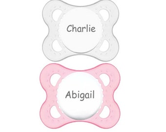 Personalized Pacifiers Baby Girl Personalized Pacifiers Monogram Personalized Pacifiers Baby Gift MAM Personalized Pacifier 0-6